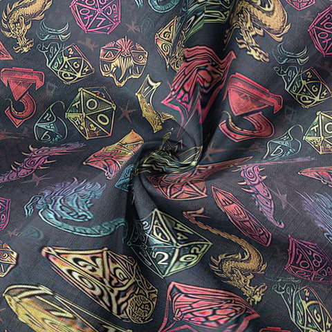 Dungeons Daddy Aloha Hawaii Shirt, DND Game Pattern Shirt Gift for Dad - The Palmix