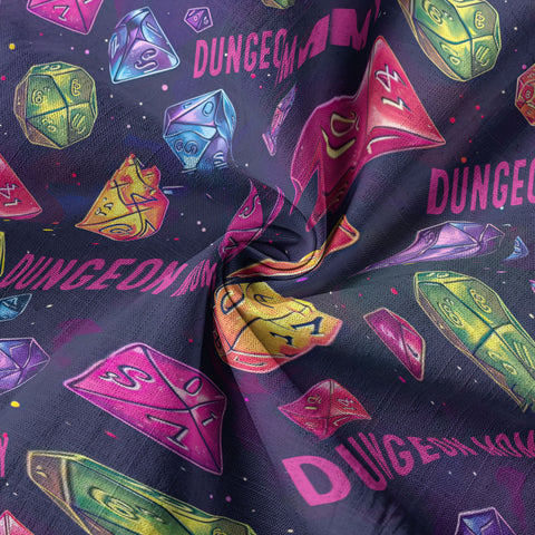 Dungeons Daddy Aloha Hawaii Shirt, DND Game Pattern Shirt Gift for Dad - The Palmix