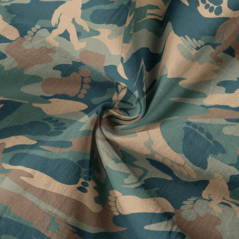 Camo Bigfoot Hawaiian Shirt Men Women, Hibiscus Bigfoot Sasquatch Hawaiian Shirt, Bigfoot Summer Beach Aloha Short Sleeve Button Down - The Palmix