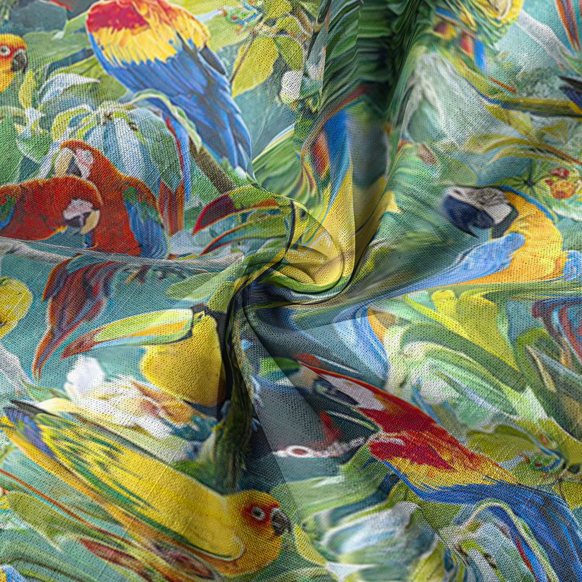 Parrot Funny Colorful Hawaiian Shirt, Aloha Summer Beach Hawaii Shirt - The Palmix
