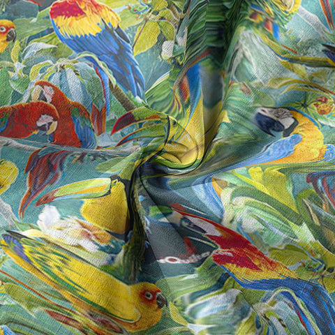 Parrot Funny Colorful Hawaiian Shirt, Aloha Summer Beach Hawaii Shirt - The Palmix