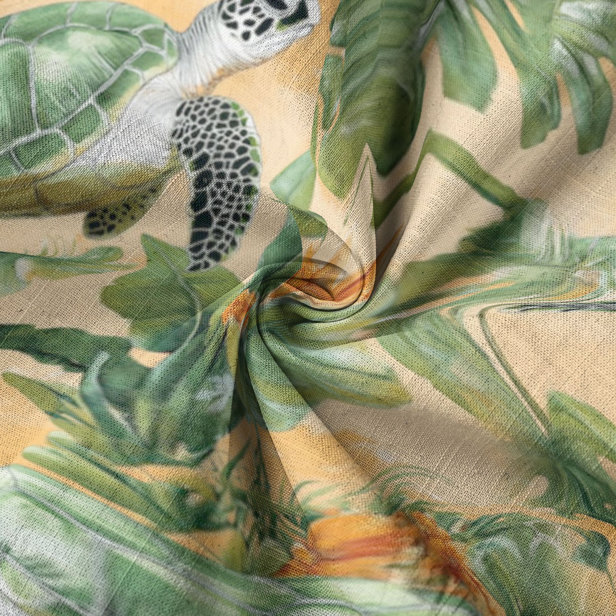 Tropical Turtle Hawaiian Shirts for Men Women, Sea Turtle Aloha Summer Beach Shirt - The Palmix