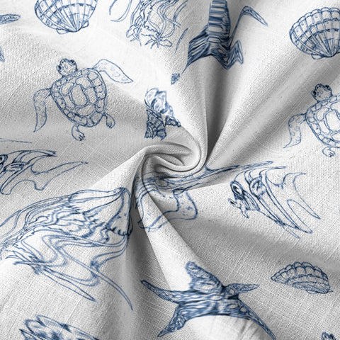 Sea Turtle Hawaiian Shirt, Aloha Summer Beach Button Up Shirt - The Palmix