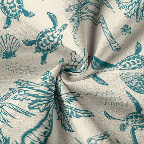 Turtle Aloha Shirt, Turtle Lover Hawaiian Shirt, Sea Lovers Aloha Shirt - The Palmix