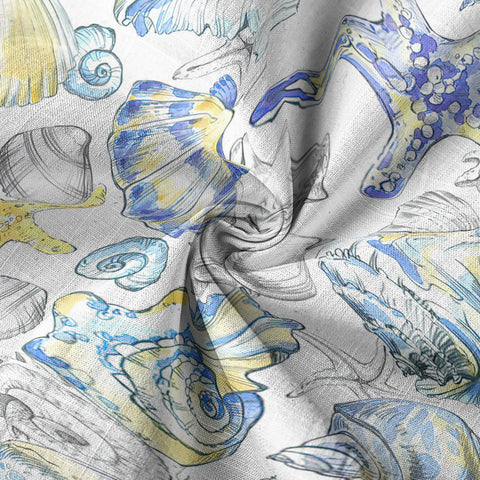 Ocean Animals Women's Hawaiian Shirt, Ocean Aloha Hawaiian Print - The Palmix