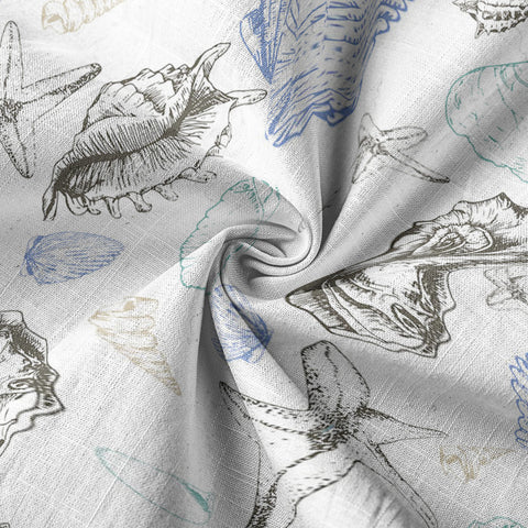 Sea Shells Animal Pattern Hawaii Shirt, Turtle Hawaiian Shirt for Men Women - The Palmix