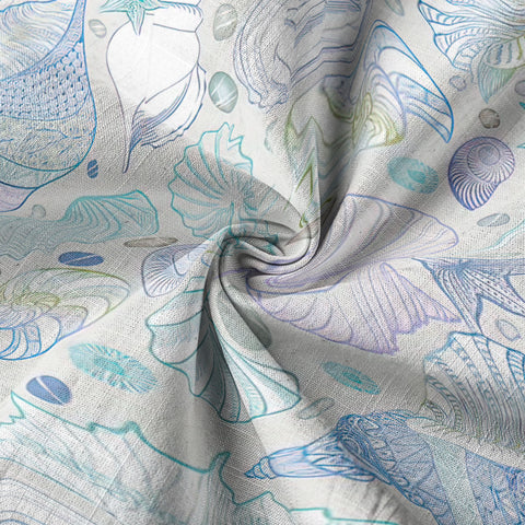 Sea Shells Animal Pattern Hawaii Shirt, Turtle Hawaiian Shirt for Men Women - The Palmix