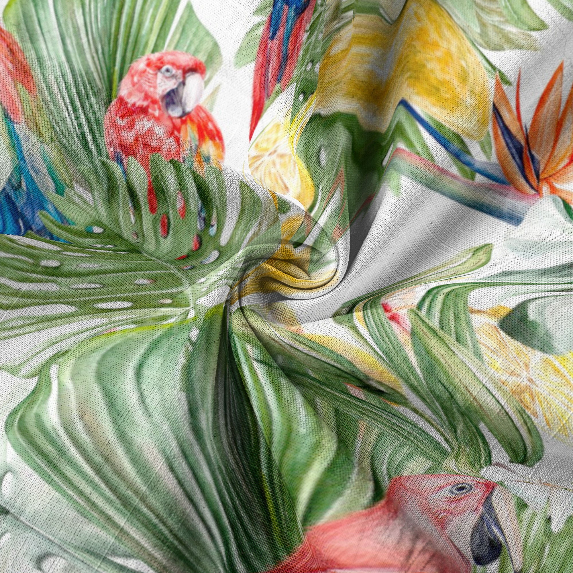 Parrot Hawaii Shirt for Men Women, Beautiful Watercolor Tropical Pattern Hawaii Shirt - The Palmix