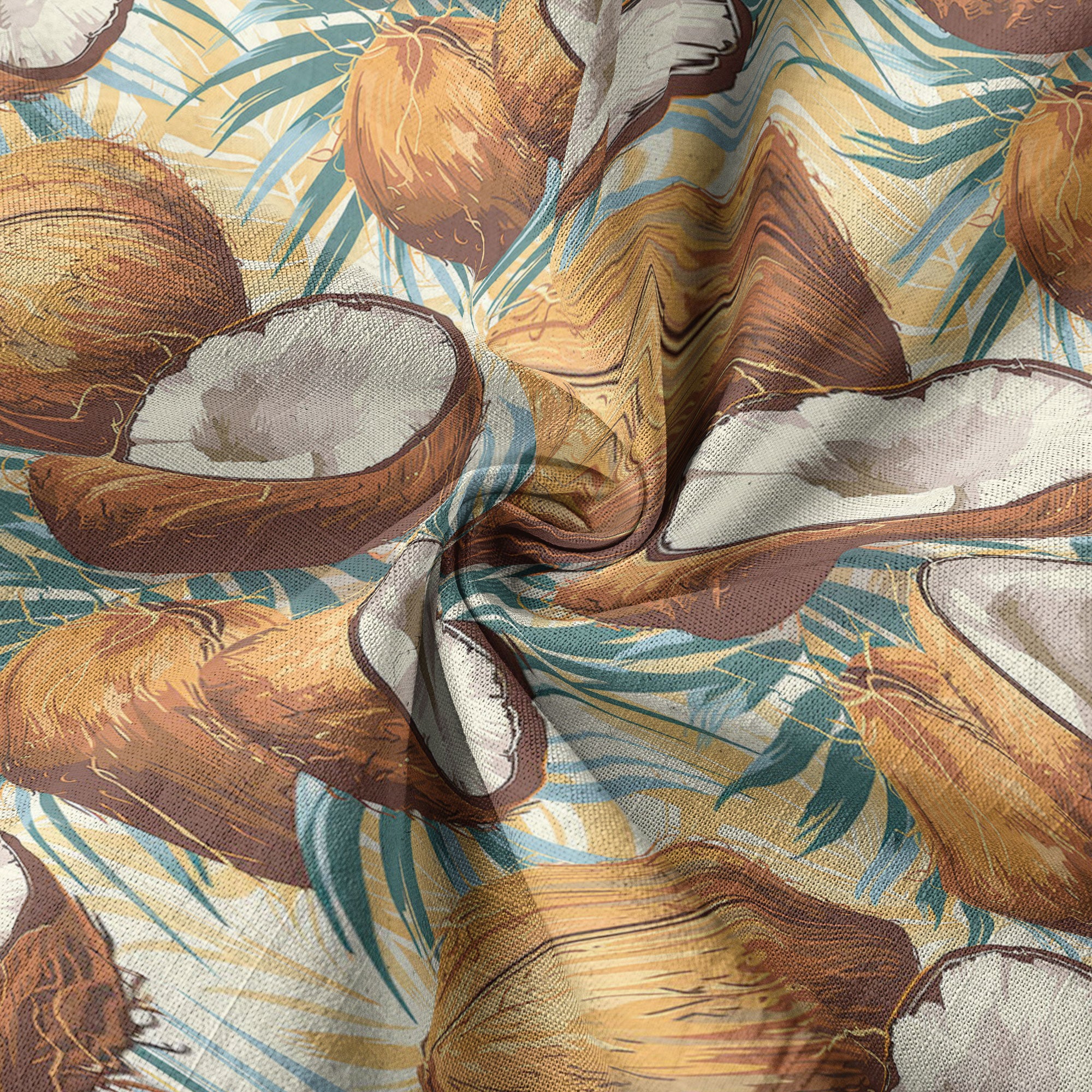 Coconut Trees Pattern Hawaii Shirt, Summer Beach Shirt - The Palmix