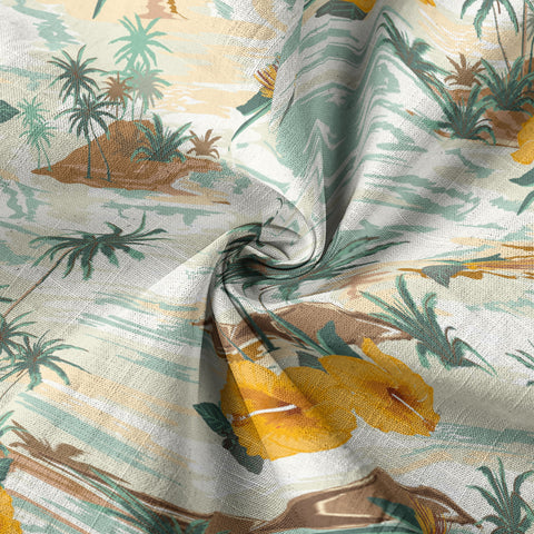 Ocean Animals Hawaiian Button Up Shirt, Sea Hawaii Shirt - The Palmix