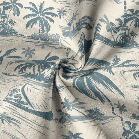 Tropical Garden Blossom Hawaii Shirt, Exotic Hawaiian Button Down Shirt - The Palmix