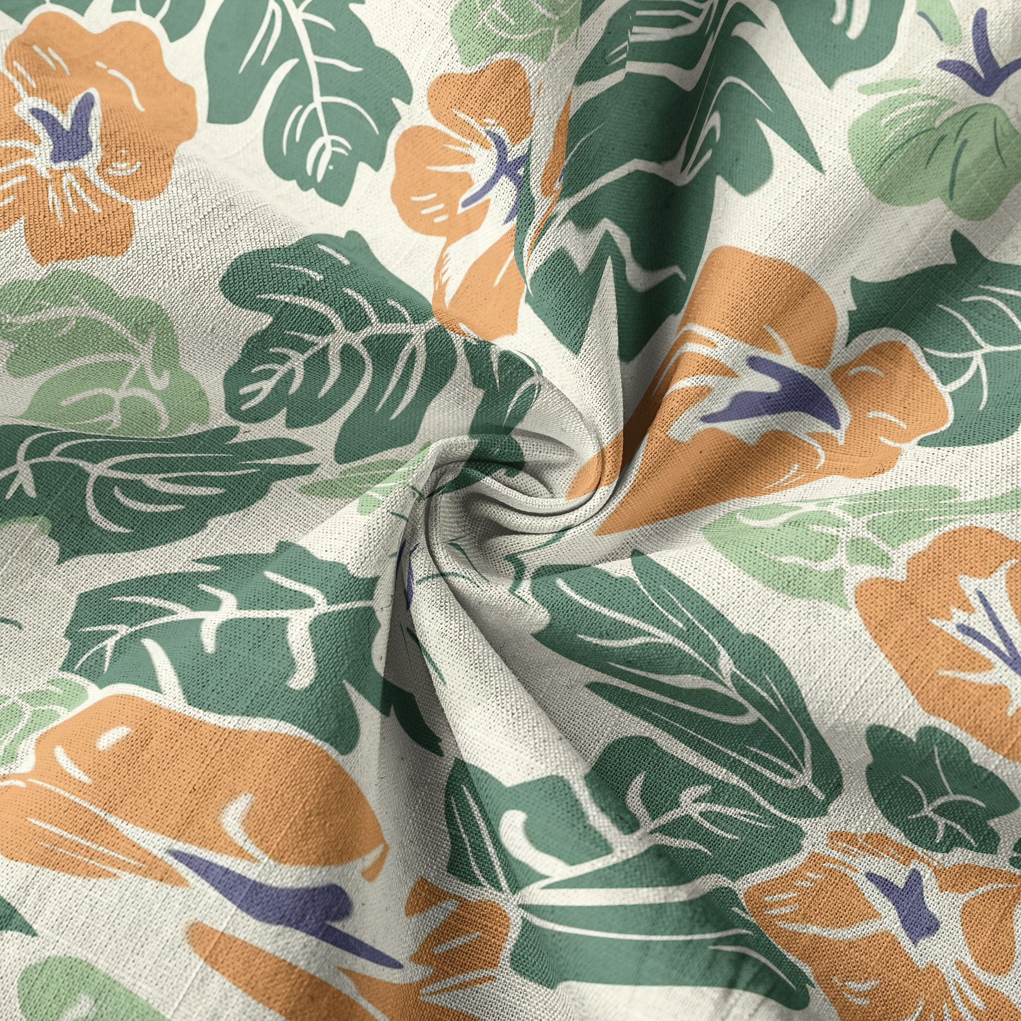 Vintage Aloha Hibiscus Flowers Hawaii Shirt, Floral Hawaiian Button Down Shirt for Men - The Palmix