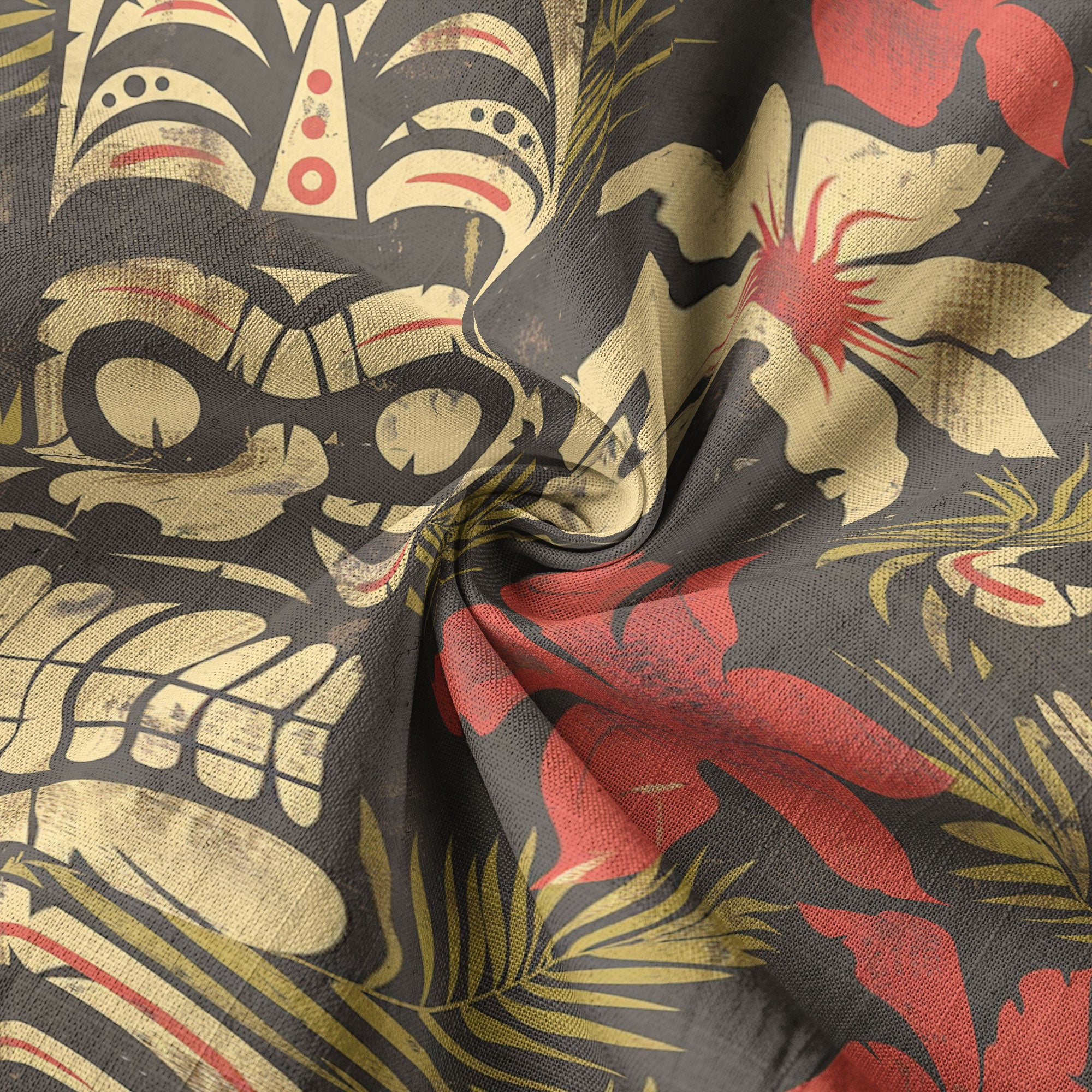 Retro Aloha Hibiscus Flowers Hawaii Shirt, Floral Hawaiian Button Down Shirt - The Palmix