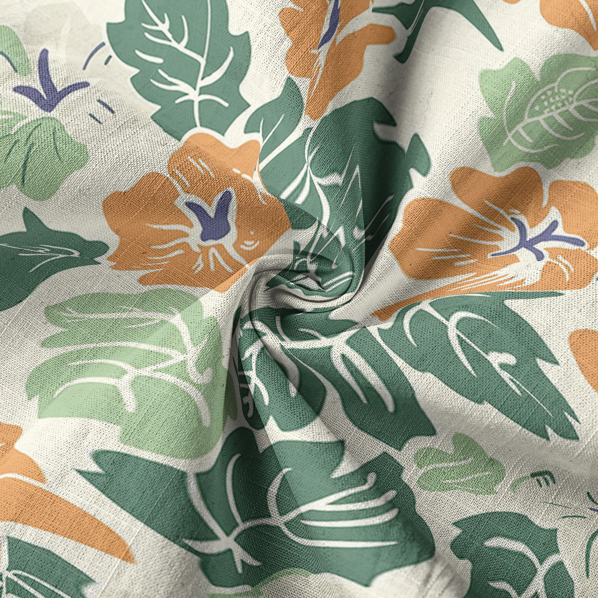 Retro Aloha Flowers Hawaii Shirt, Floral Hawaiian Button Down Shirt - The Palmix