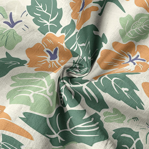 Retro Aloha Flowers Hawaii Shirt, Floral Hawaiian Button Down Shirt - The Palmix
