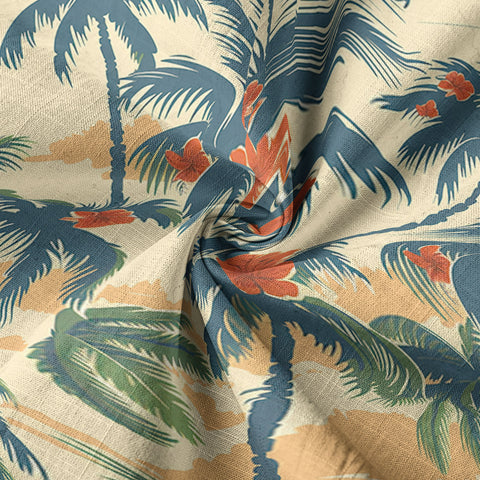 Retro Aloha Flowers Hawaii Shirt, Floral Pattern Hawaiian Shirt - The Palmix