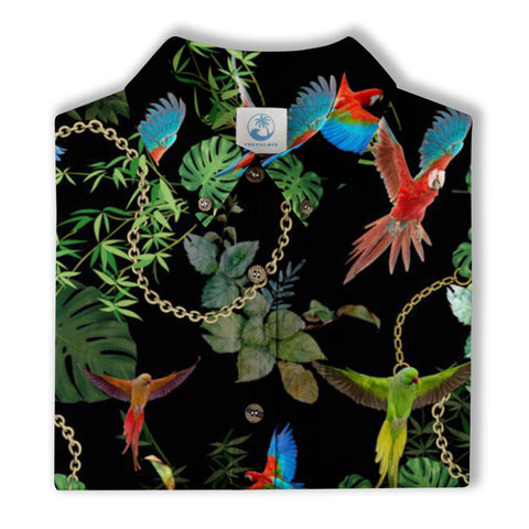 Parrot Colorful Hawaiian Shirt, Aloha Summer Beach Hawaii Shirt - The Palmix