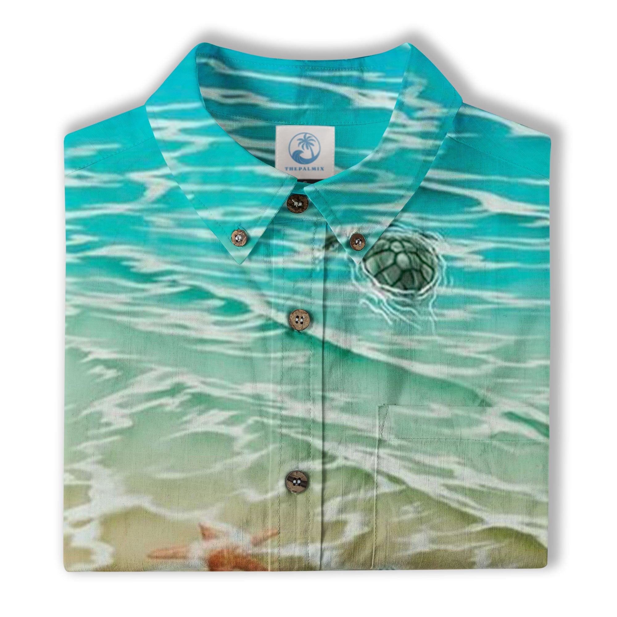 Turtle Beach Hawaiian Shirt, Aloha Summer Beach Hawaii Shirt - The Palmix