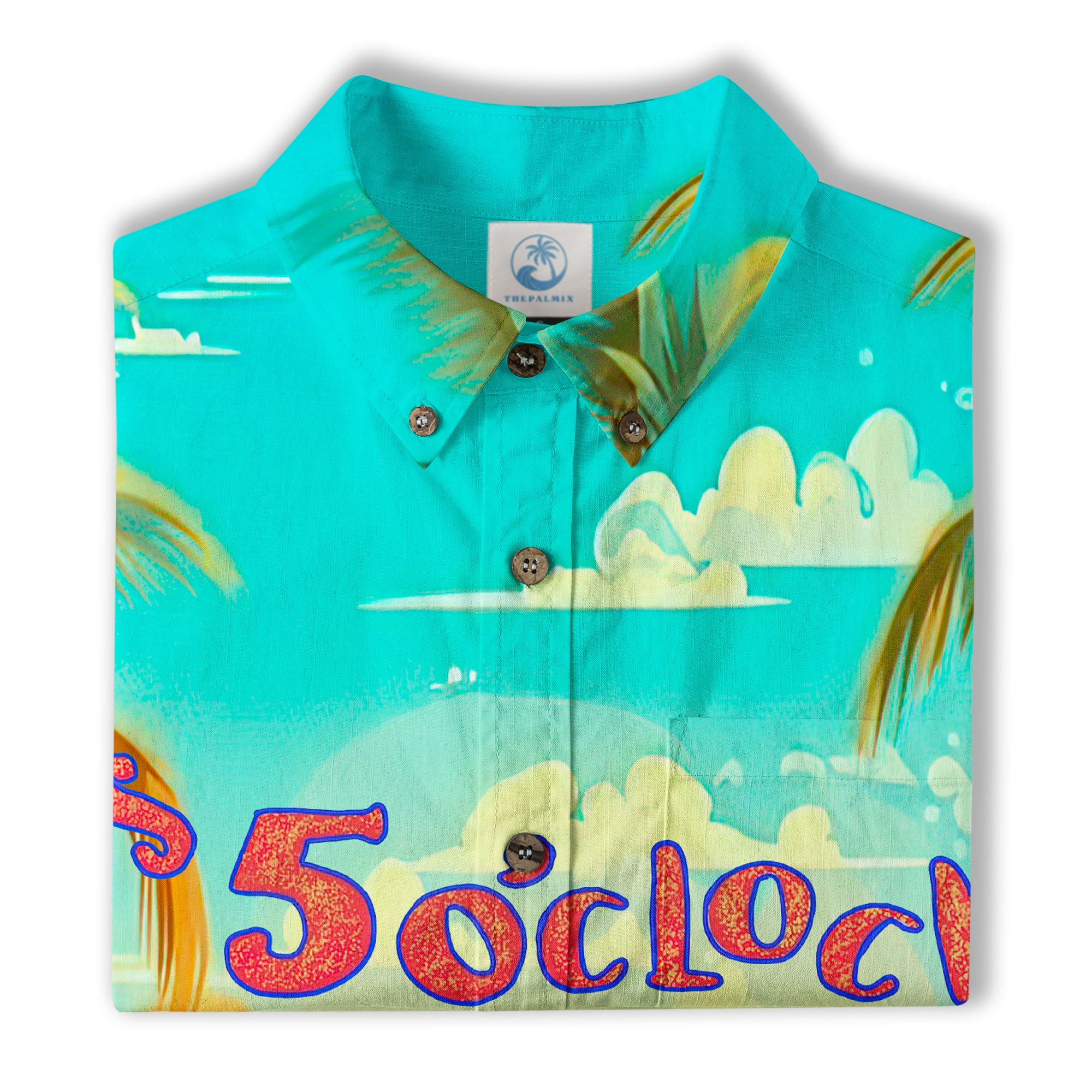 Parrot Beach Shirt Summer Hawaiian Shirt, Parrot It’s 5 O’clock Somewhere Hawaiian Shirt - The Palmix