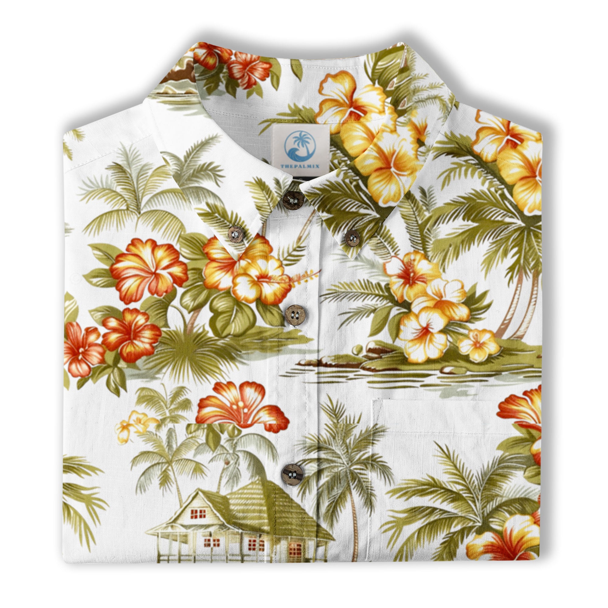 Pineapple Hawaiian Shirt, Aloha Pattern Hawaiian Shirt - The Palmix