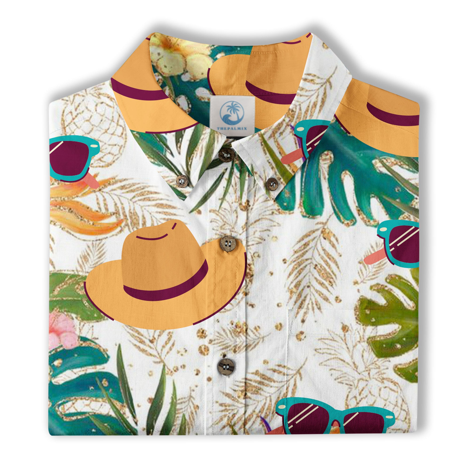 Sunset Summer Hawaiian Shirt, Beach Tropical Hawaiian Shirt - The Palmix
