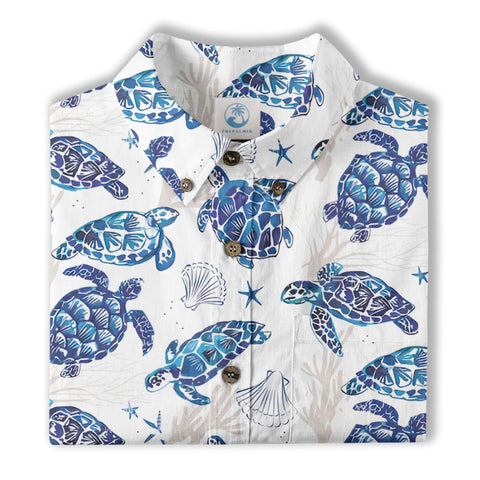Turtle Beach Hawaiian Shirt, Aloha Summer Hawaii Shirt