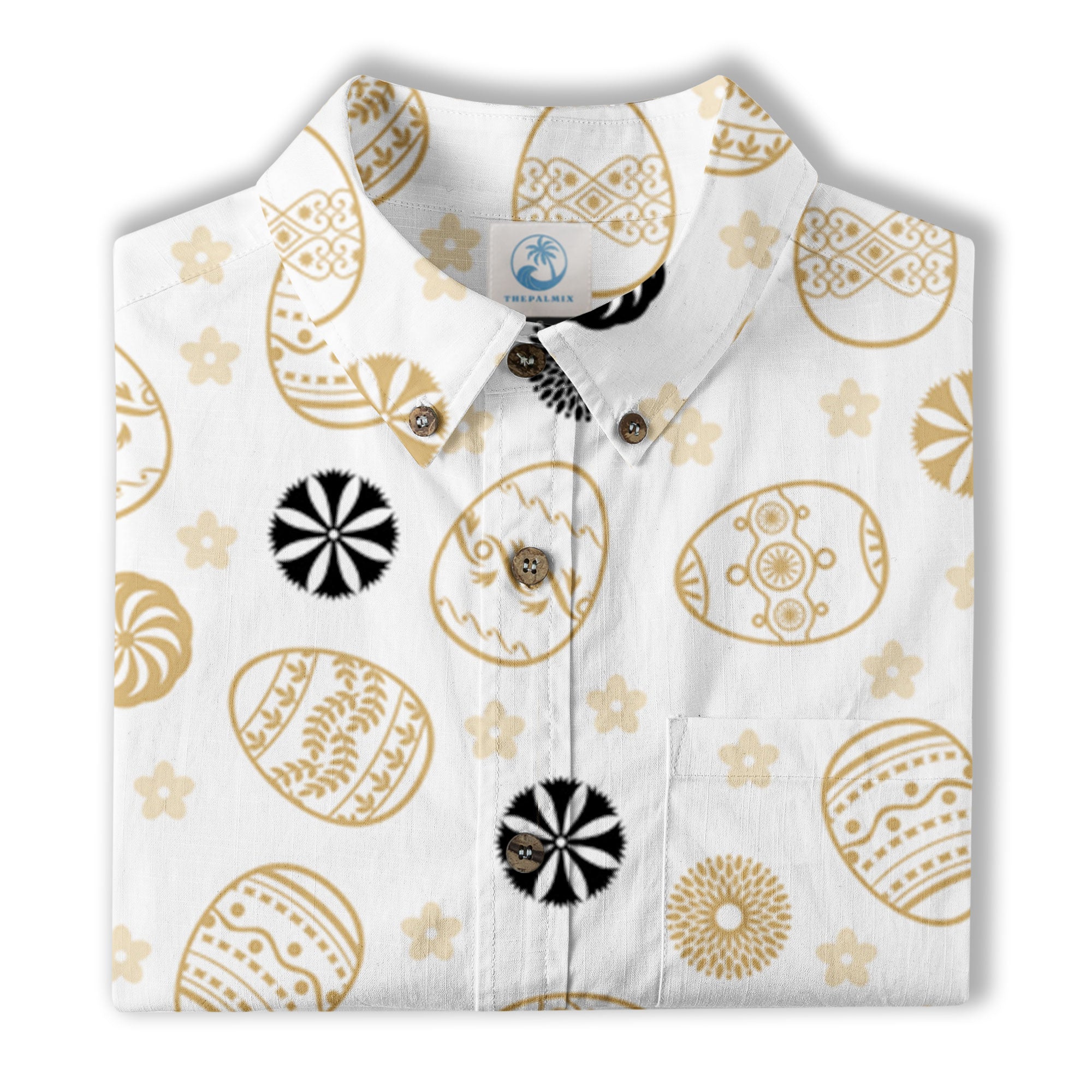 Easter Dinosaur Hawaiian Shirt Men Women Kid Youth, Bunny Dinosaur And Easter Eggs Shirt - The Palmix