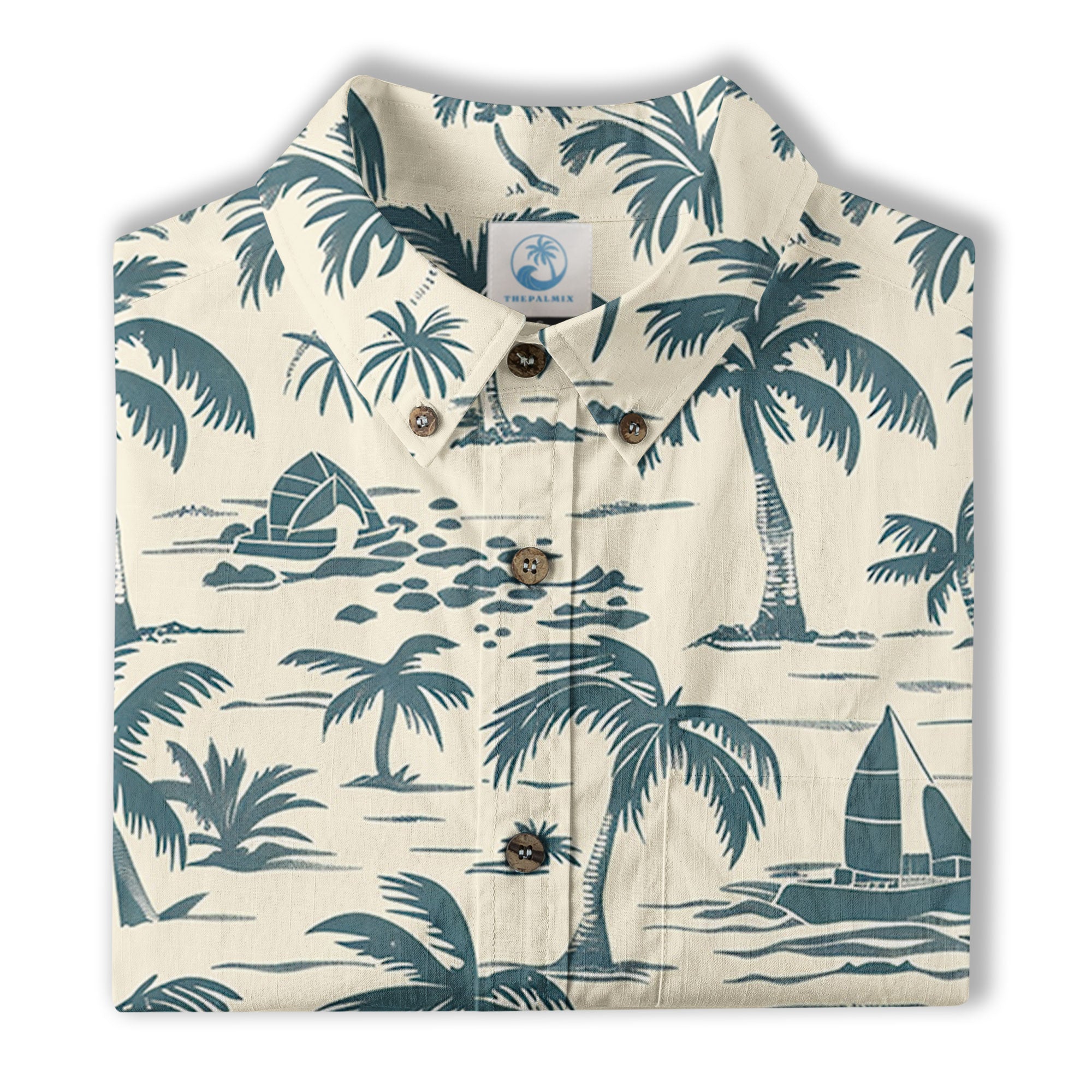 Retro Aloha Flowers Hawaii Shirt, Floral Hawaiian Button Down Shirt - The Palmix