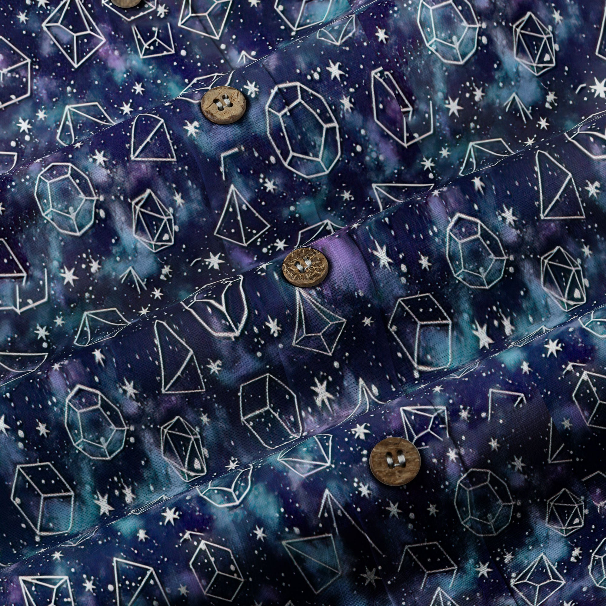 DnD Hawaii Shirt, Dice Print Shirt, Dungeon Master Gift, Roleplaying Game Aloha Hawaii Shirt - The Palmix