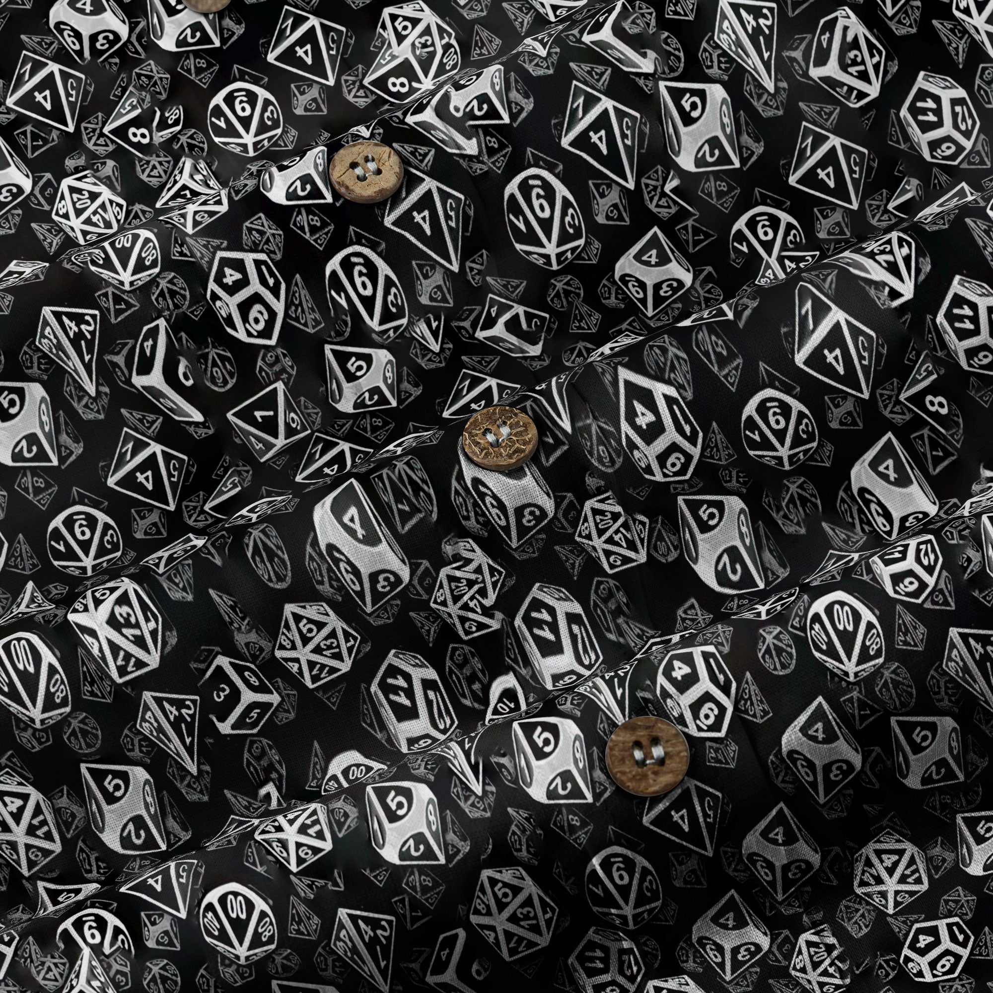 DnD Hawaiian Shirt, Dice Hawaiian Shirt, Dungeon Master Gift, Roleplaying Game Shirt - The Palmix