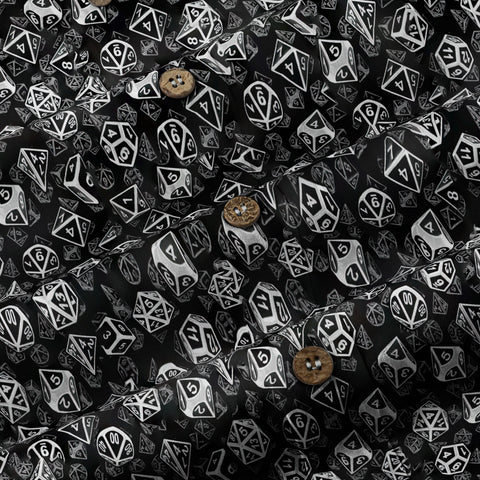DnD Hawaiian Shirt, Dice Hawaiian Shirt, Dungeon Master Gift, Roleplaying Game Shirt - The Palmix