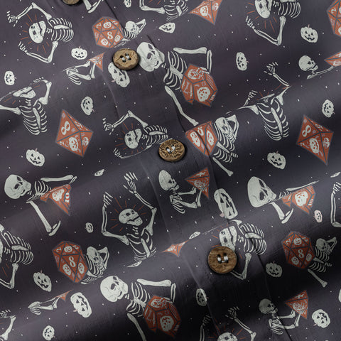 DnD Hawaiian Shirt, Dice Hawaiian Shirt, Dungeon Master Gift, Roleplaying Game Shirt - The Palmix
