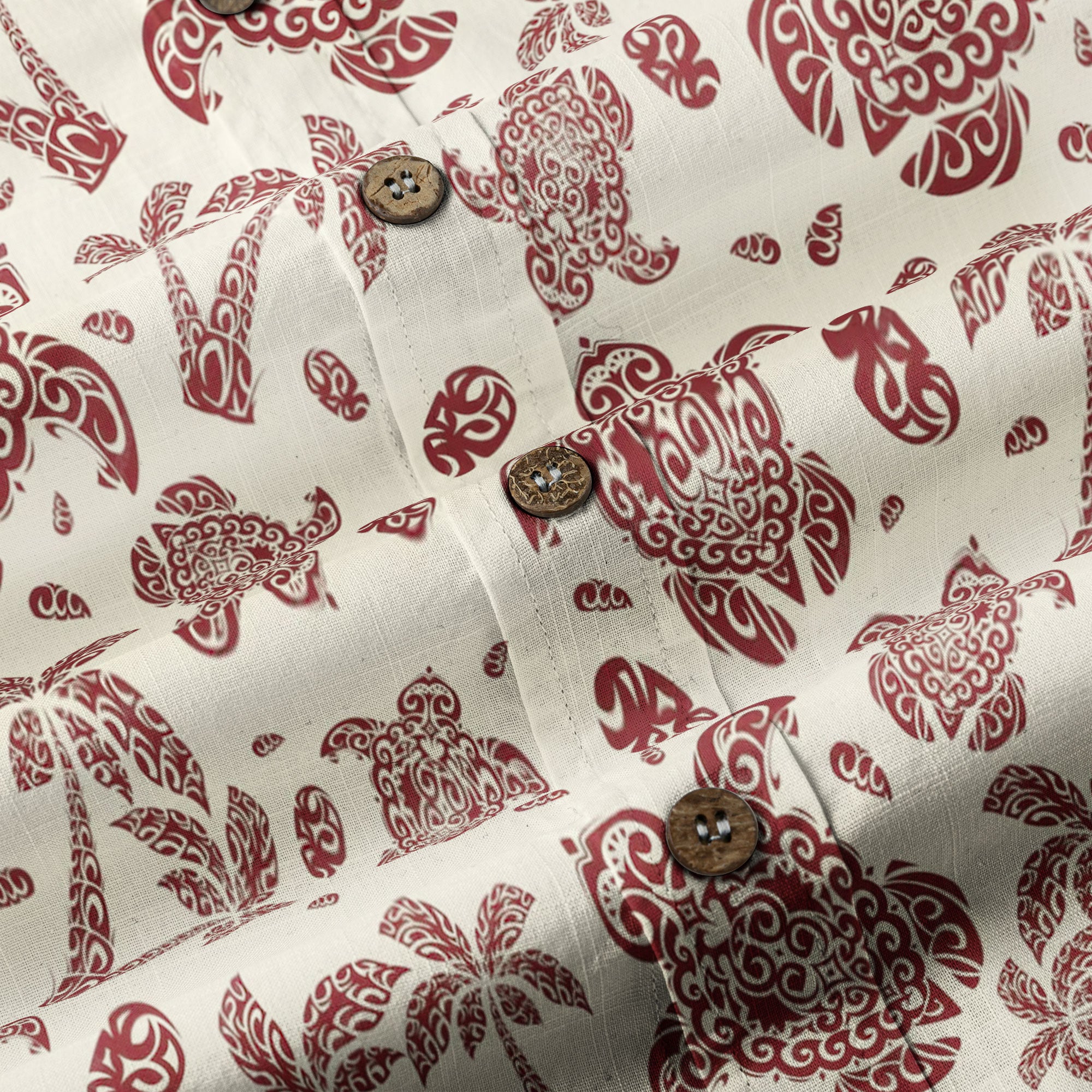 Turtle Beach Summer Button Down Hawaiian Shirt, Hawaii Pattern Shirt - The Palmix