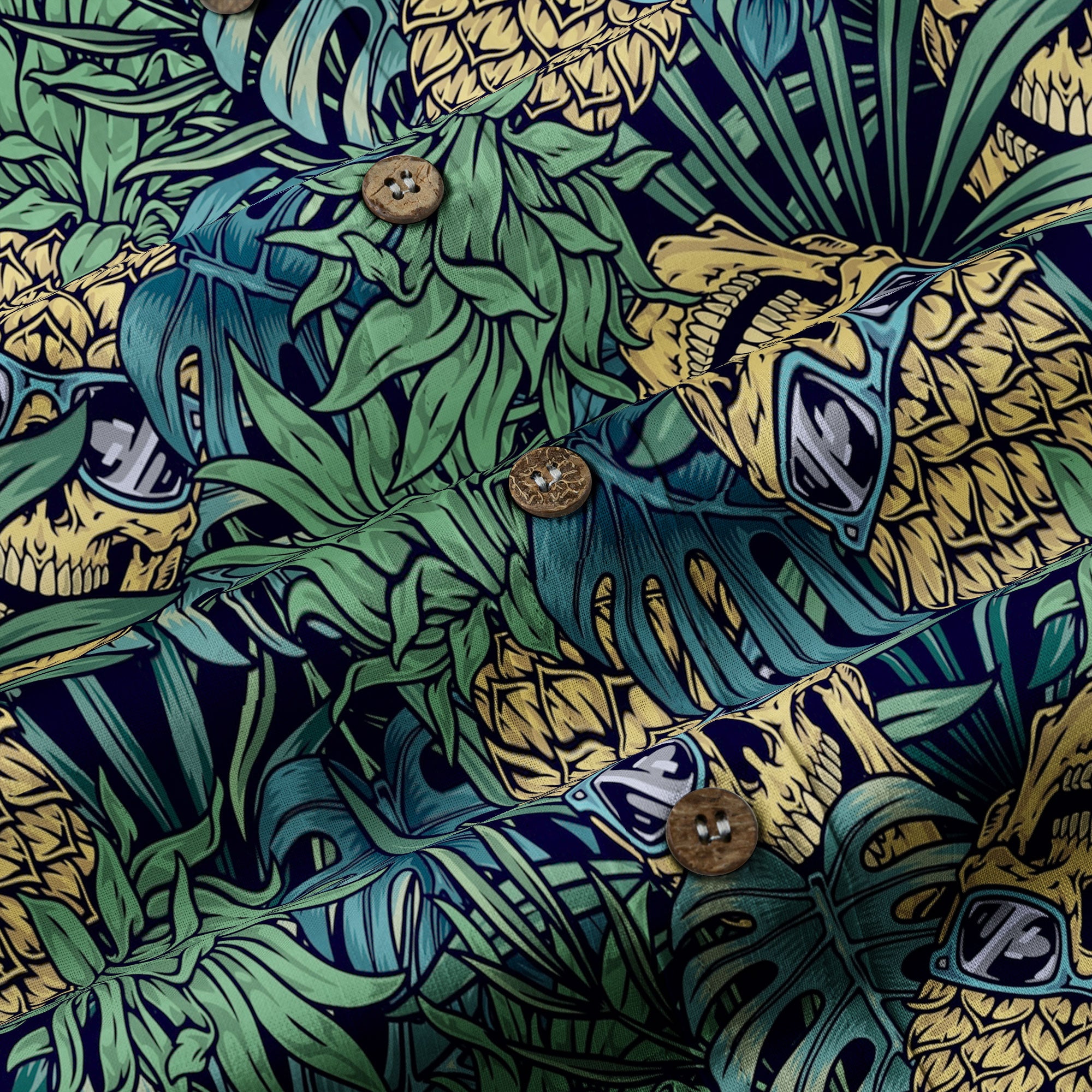 Pineapple Hawaiian Shirt, Aloha Pattern Hawaiian Shirt - The Palmix