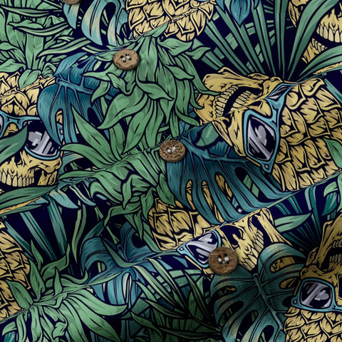 Pineapple Hawaiian Shirt, Aloha Pattern Hawaiian Shirt - The Palmix