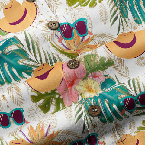 Sunset Summer Hawaiian Shirt, Beach Tropical Hawaiian Shirt - The Palmix