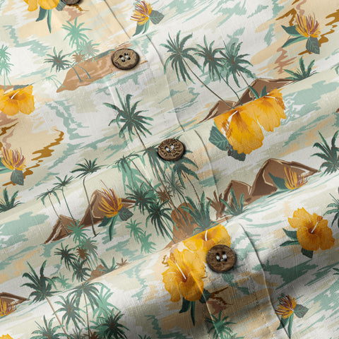 Ocean Animals Hawaiian Button Up Shirt, Sea Hawaii Shirt - The Palmix