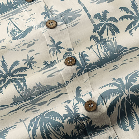 Retro Aloha Flowers Hawaii Shirt, Floral Pattern Hawaiian Shirt - The Palmix