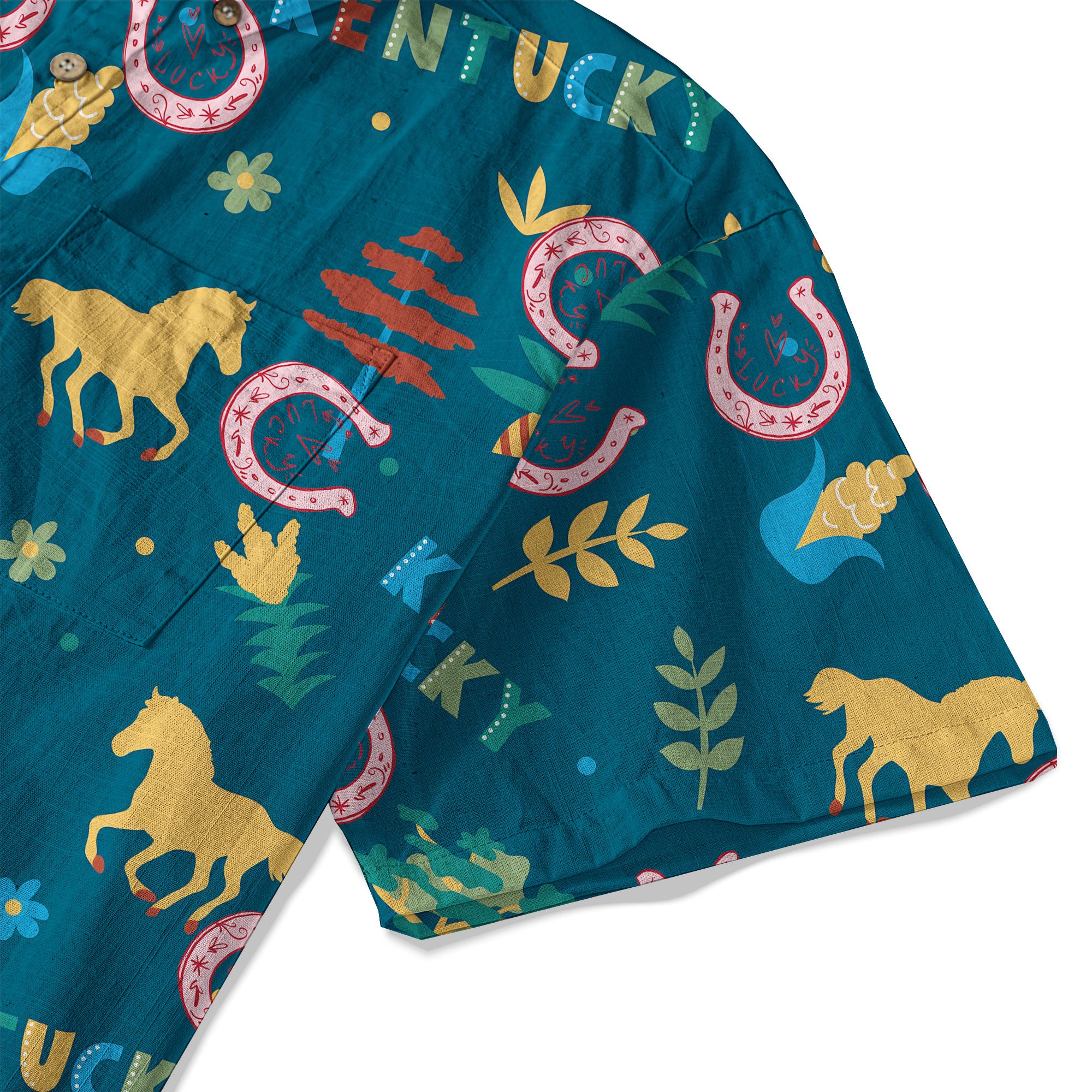 Derby Day Jockey Riding Jumping Horse Hawaiian Shirt Derby Hat Shirt - The Palmix