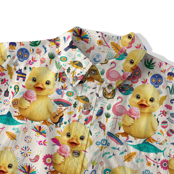 Duck Western Tropical Holiday Shirt Army Patrotic Hawaiian Shirt - The Palmix