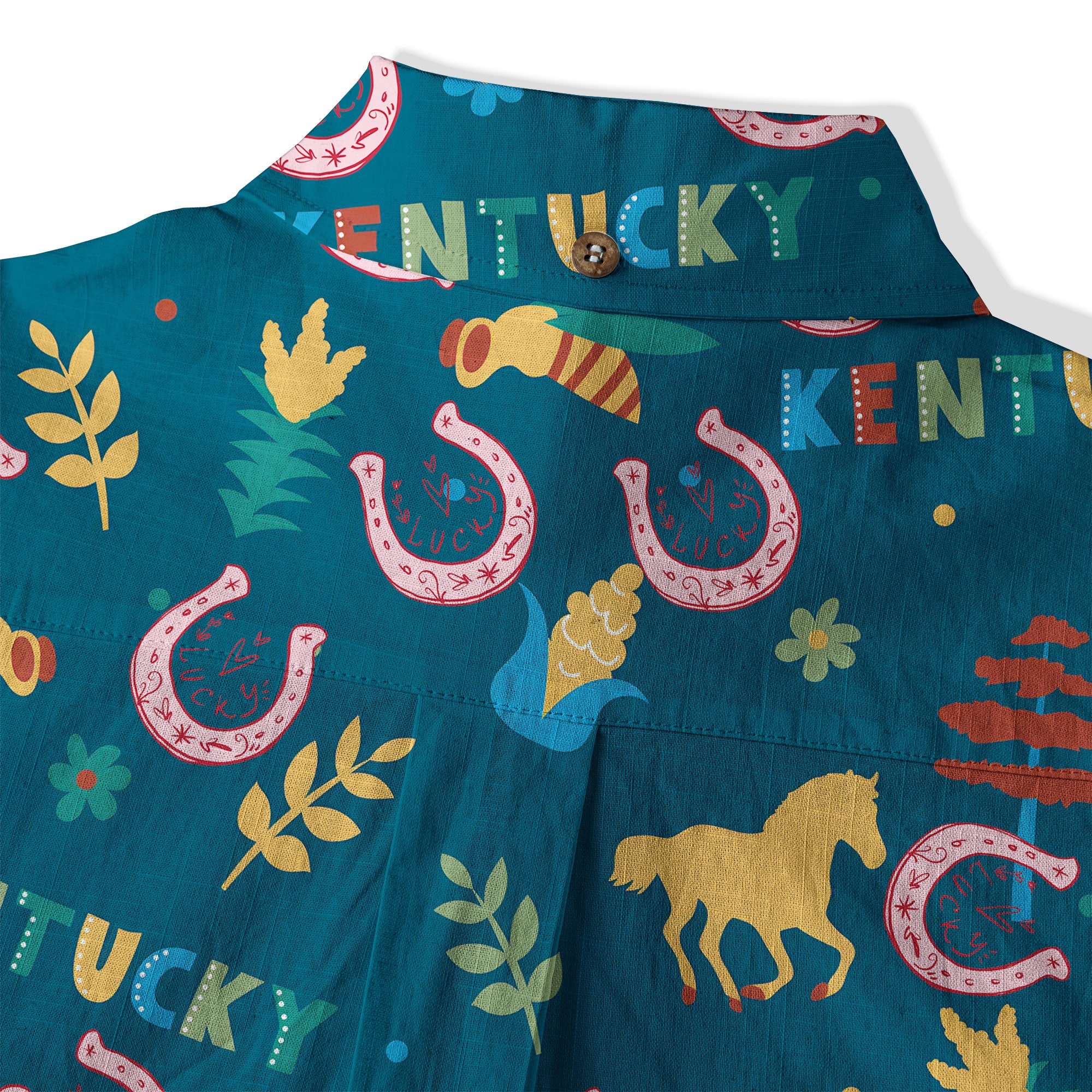 Derby Day Jockey Riding Jumping Horse Hawaiian Shirt Derby Hat Shirt - The Palmix