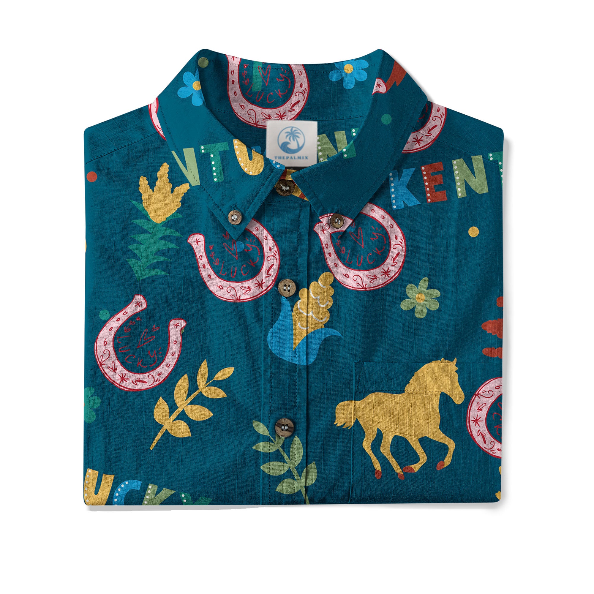 Derby Day Jockey Riding Jumping Horse Hawaiian Shirt Derby Hat Shirt - The Palmix