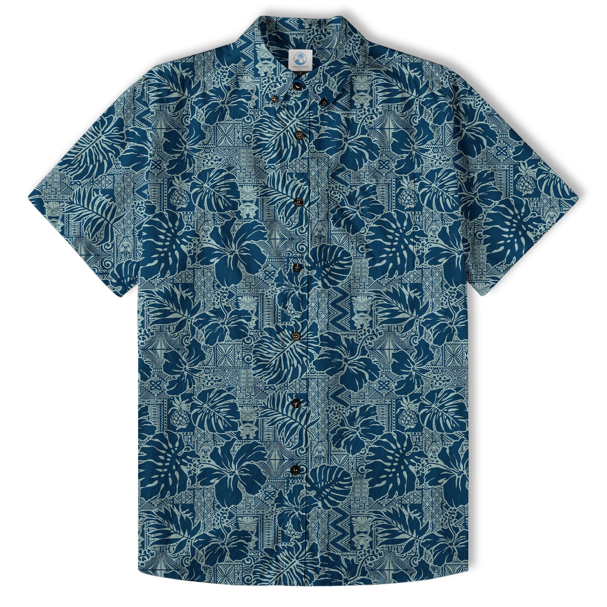 Vintage Hawaiian Style Pattern Hawaii Shirt, Hibiscus Hawaii Shirt - The Palmix