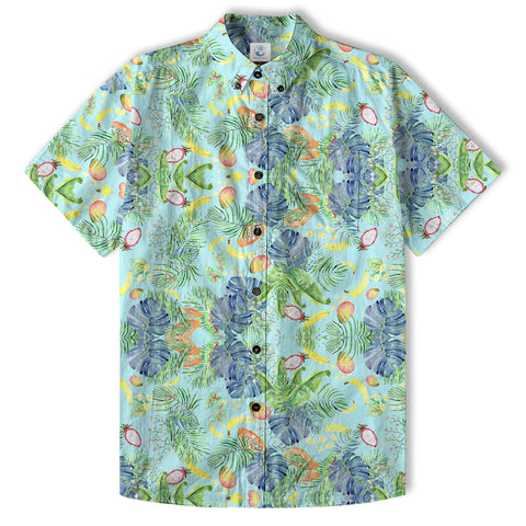 Tiger And Peacock Jungle Aloha Hawaiian Shirt - The Palmix