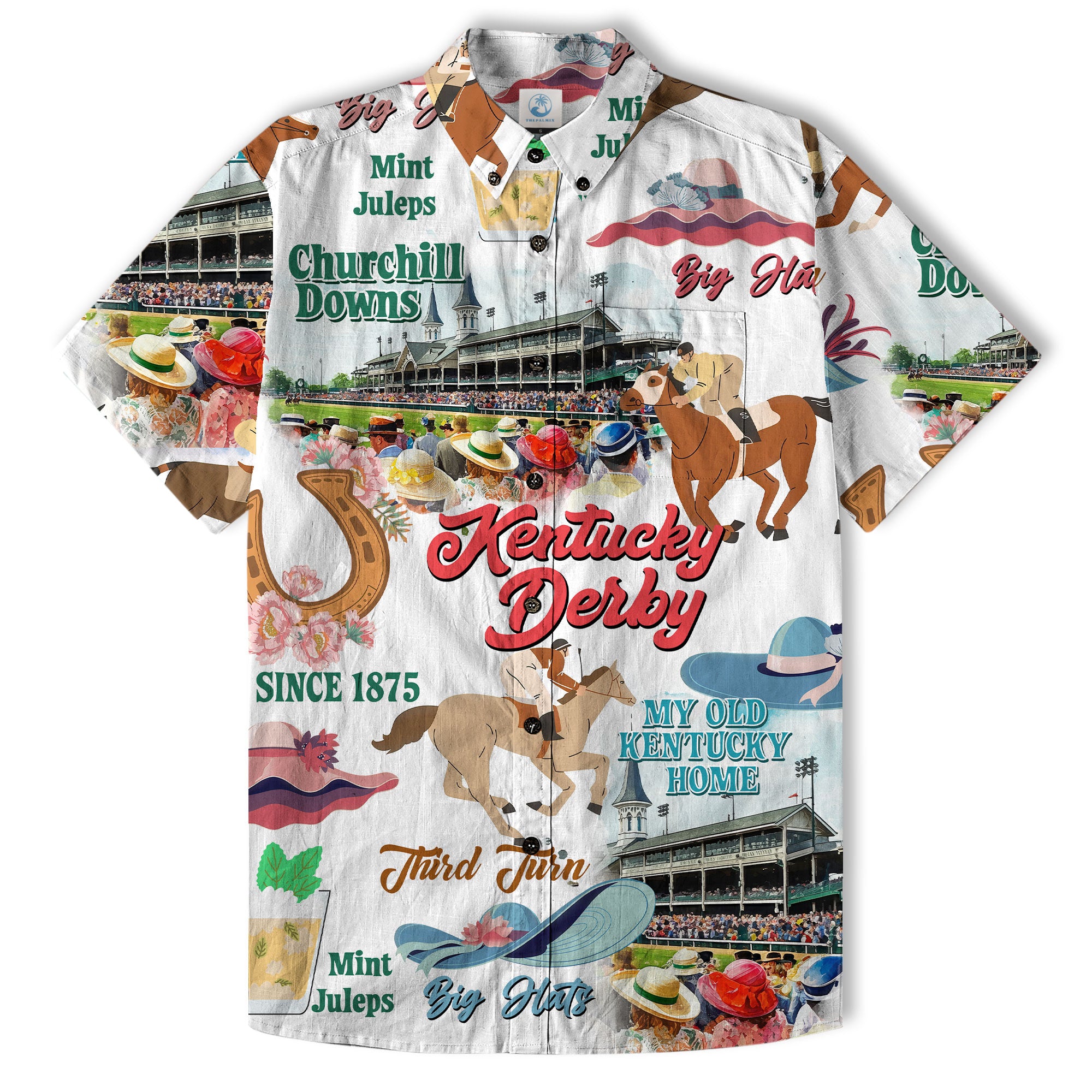 2025 Kentucky Derby Hawaiian Shirt KY Churchill Downs Derby Day Gifts - The Palmix