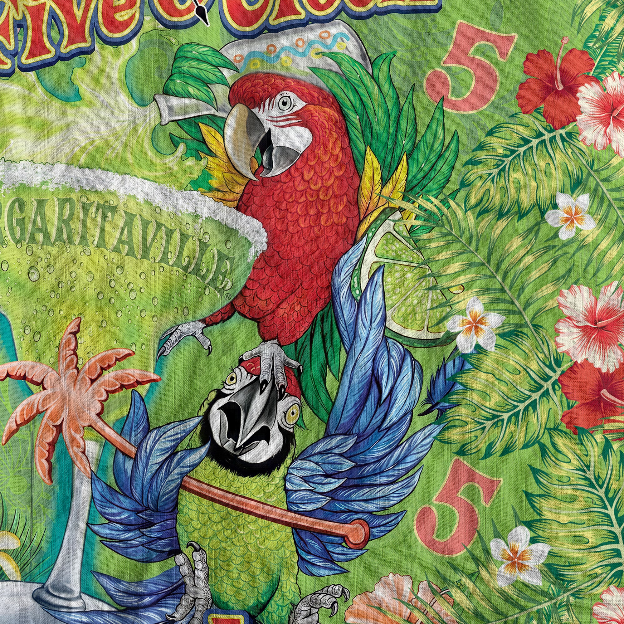 Funny Parrot Summer Party Hawaiian Shirt, I'm Not Waiting Til 5 O'clock Beach Vacation Hawaii Shirt, Cocktail Tropical Hawaiian Shirt - The Palmix