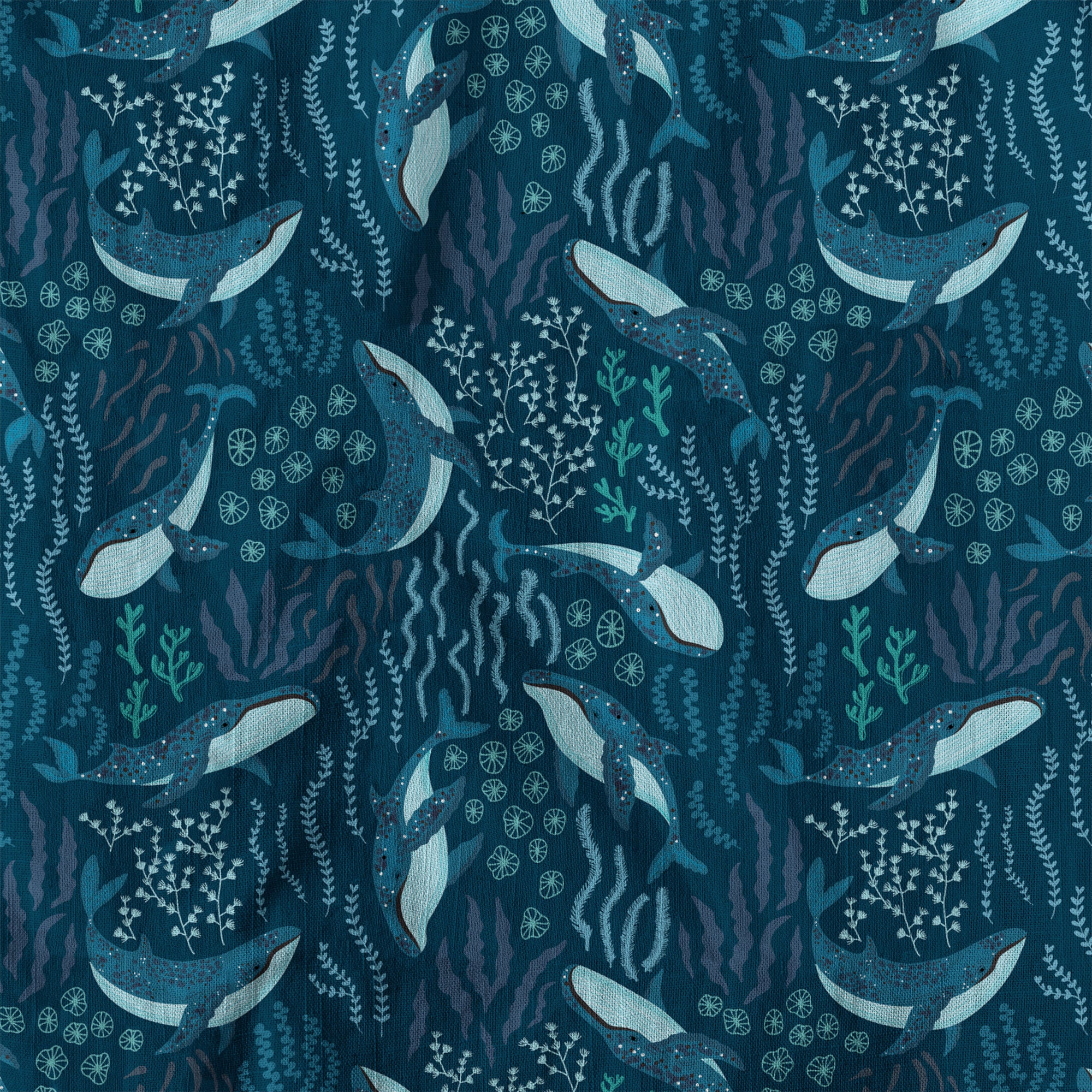 Humpback Whales Hawaii Shirt, Ocean Animals Button Up Shirt - The Palmix