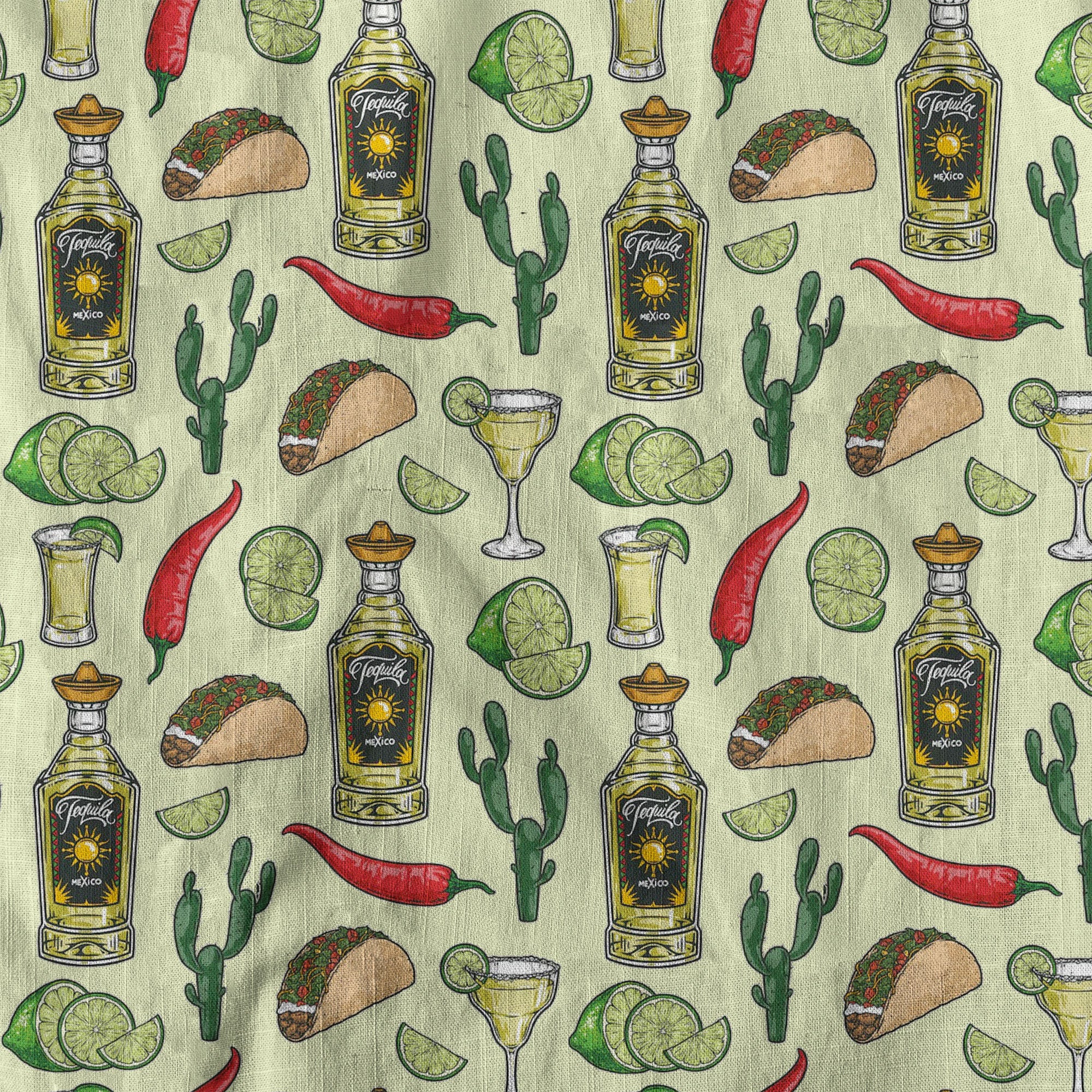 Tequila Cinco De Mayo Pattern Hawaii Shirt - The Palmix