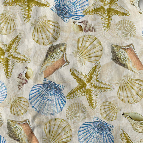 Ocean Animals Hawaiian Button Up Shirt, Summer Beach Shirt - The Palmix