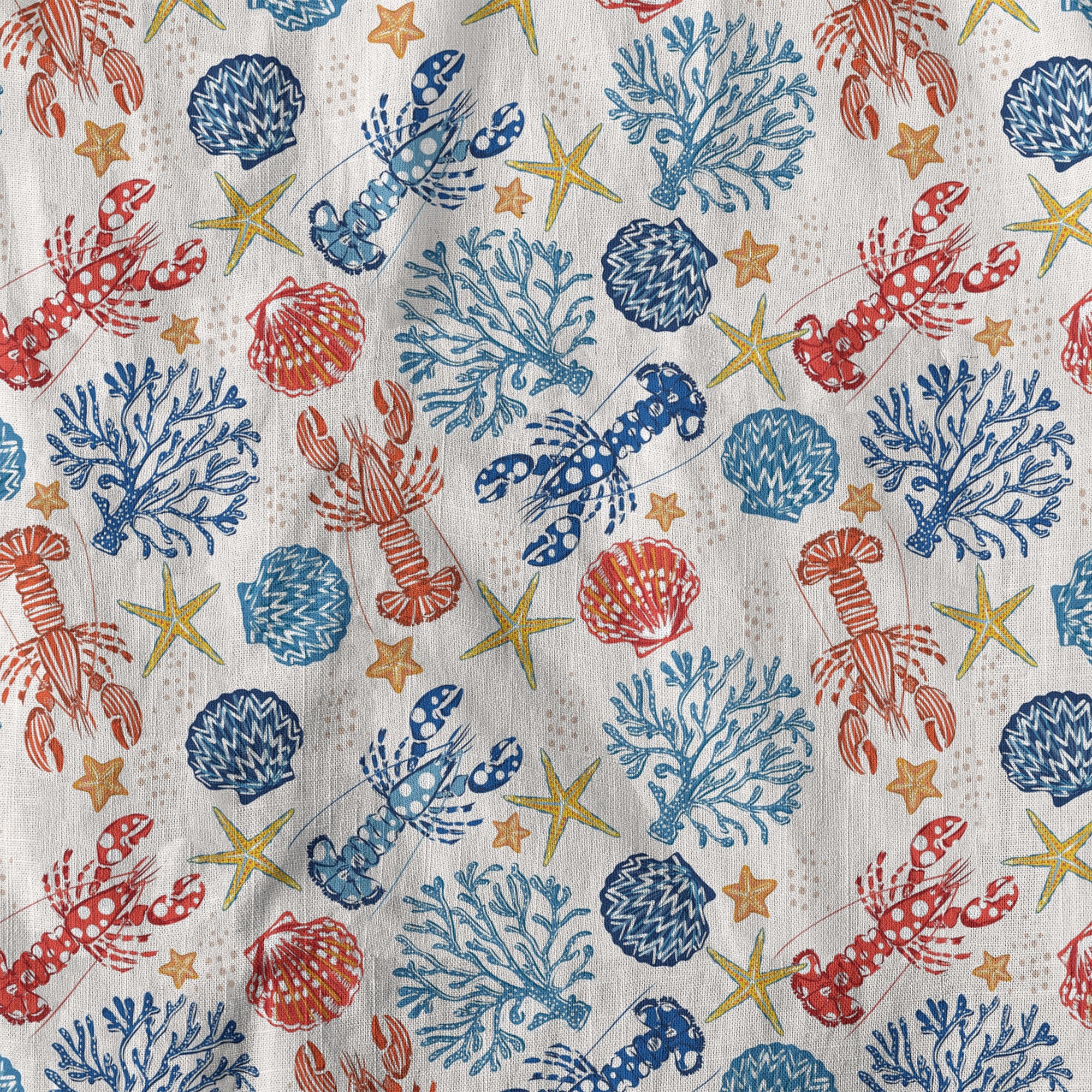 Ocean Animals Hawaiian Button Up Shirt, Optopus Summer Beach Shirt - The Palmix